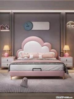 佛山大厂货，高质量仿真皮，实木床边，高密度海绵，带实木床板，全新包装，特价处理 - 青岛28生活网 qd.28life.com