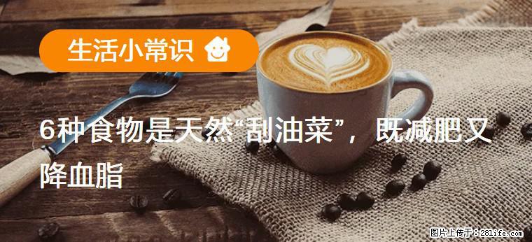 【生活小常识】6种食物是天然“刮油菜”，既减肥又降血脂 - 青岛生活资讯 - 青岛28生活网 qd.28life.com